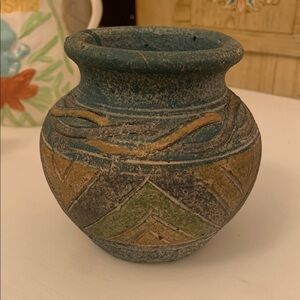 Handcrafted Multicolor pottery Vase